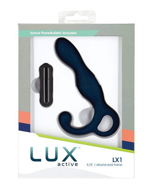 B.M.S. Enterprises Lux Active Lx1 5.75" Silicone Anal Trainer - Dark Blue Anal Toys