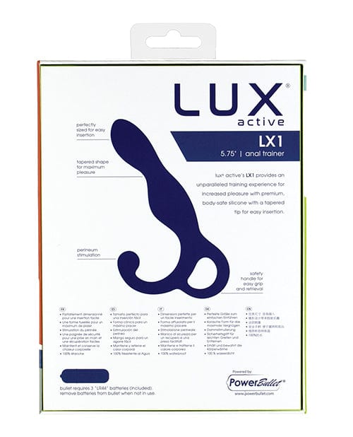 B.M.S. Enterprises Lux Active Lx1 5.75" Silicone Anal Trainer - Dark Blue Anal Toys