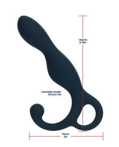 B.M.S. Enterprises Lux Active Lx1 5.75" Silicone Anal Trainer - Dark Blue Anal Toys