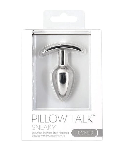 B.M.S. Enterprises Pillow Talk Sneaky - Silver Anal Toys