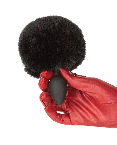 B.M.S. Enterprises Punishment Bunny Tail Butt Plug - Black Anal Toys