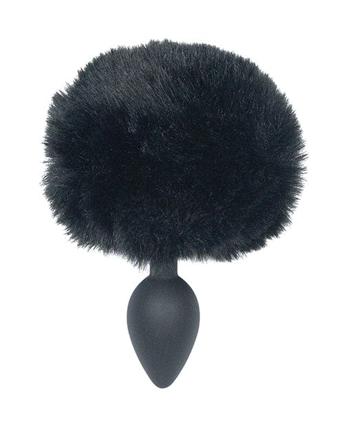 B.M.S. Enterprises Punishment Bunny Tail Butt Plug - Black Anal Toys