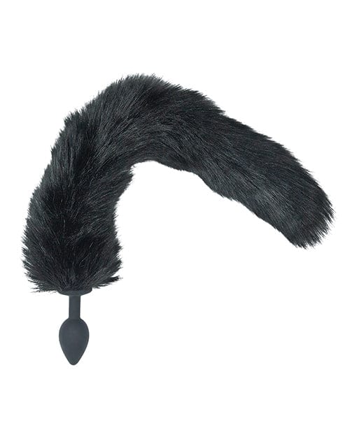 B.M.S. Enterprises Punishment Fox Tail Plug - Black Anal Toys