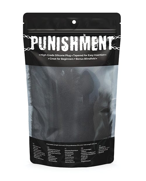 B.M.S. Enterprises Punishment Fox Tail Plug - Black Anal Toys