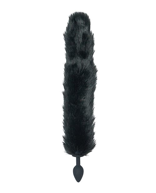 B.M.S. Enterprises Punishment Fox Tail Plug - Black Anal Toys