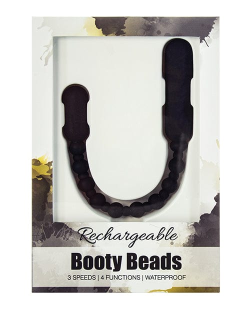 B.M.S. Enterprises Rechargeable Booty Beads - Black Anal Toys