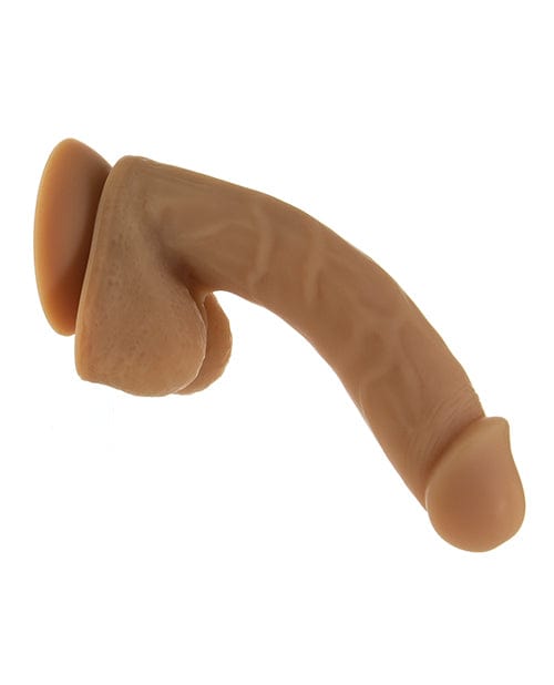 B.M.S. Enterprises Addiction Andrew 8" Bendable Dong - Caramel Dildos