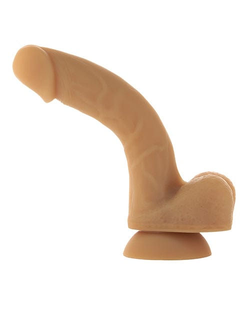 B.M.S. Enterprises Addiction Andrew 8" Bendable Dong - Caramel Dildos