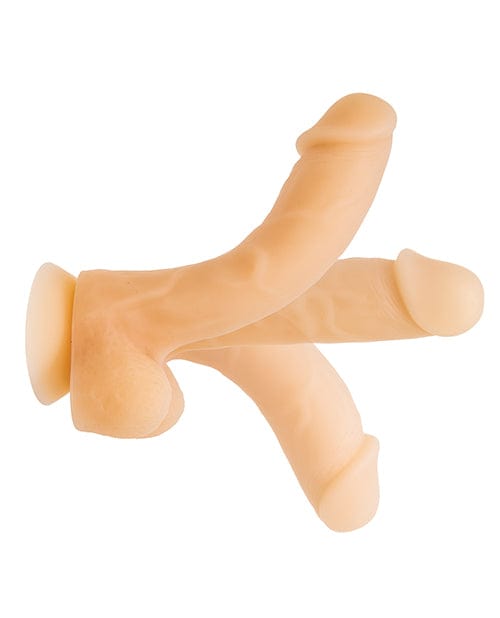 B.M.S. Enterprises Addiction David 8" Bendable Dong - Flesh Dildos