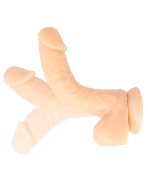 B.M.S. Enterprises Addiction David 8" Bendable Dong - Flesh Dildos