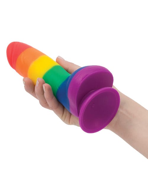 B.M.S. Enterprises Addiction Justin 8" Dildo - Rainbow Dildos