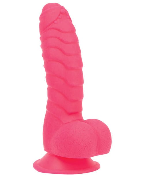 B.M.S. Enterprises Addiction Tom 7" Dildo - Hot Pink Dildos