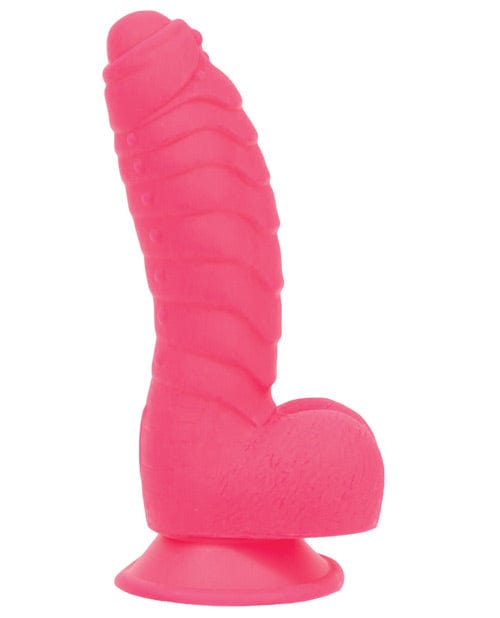 B.M.S. Enterprises Addiction Tom 7" Dildo - Hot Pink Dildos