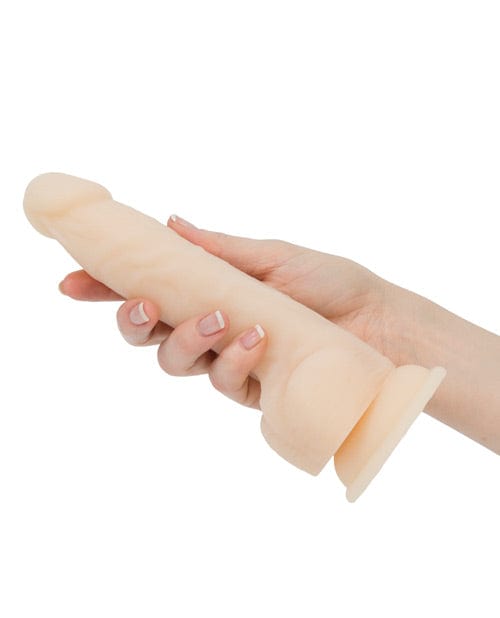 B.M.S. Enterprises Naked Addiction 8" Rotating &amp; Vibrating Dong - Flesh Dildos