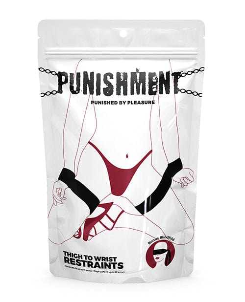 B.M.S. Enterprises Punishment Thigh To Wrist Restraints Kink &amp; BDSM