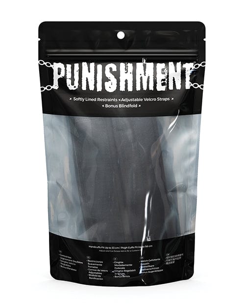 B.M.S. Enterprises Punishment Thigh To Wrist Restraints Kink &amp; BDSM