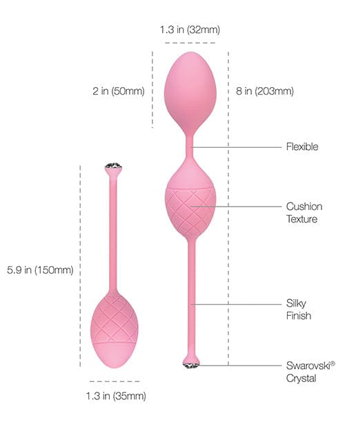 B.M.S. Enterprises Pillow Talk Frisky Pleasure Balls More