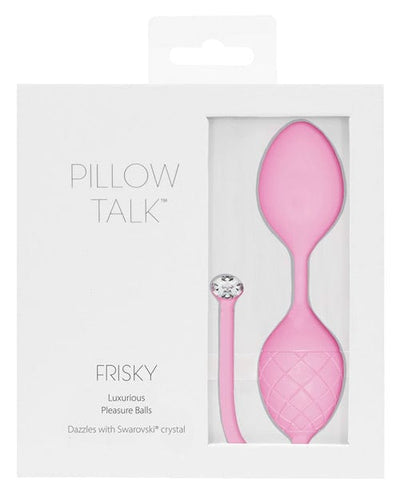 B.M.S. Enterprises Pillow Talk Frisky Pleasure Balls Pink More