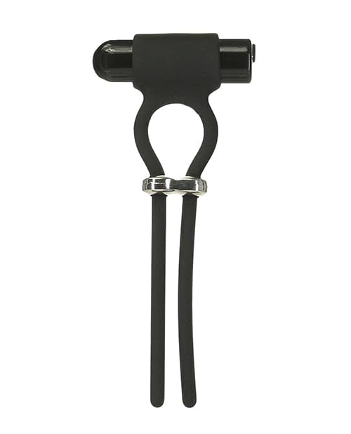 B.M.S. Enterprises Bolo Bullet Vibrating Adjustable Cock Tie - Black Penis Toys