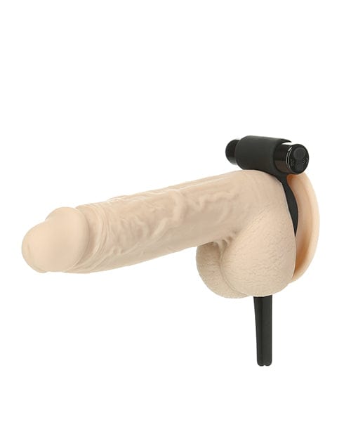 B.M.S. Enterprises Bolo Bullet Vibrating Adjustable Cock Tie - Black Penis Toys