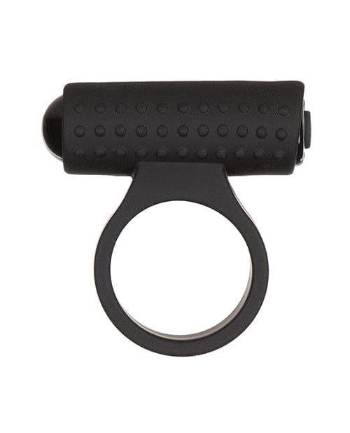 B.M.S. Enterprises Cosmic Cock Ring W-rechargeable Bullet - 9 Functions Black Penis Toys