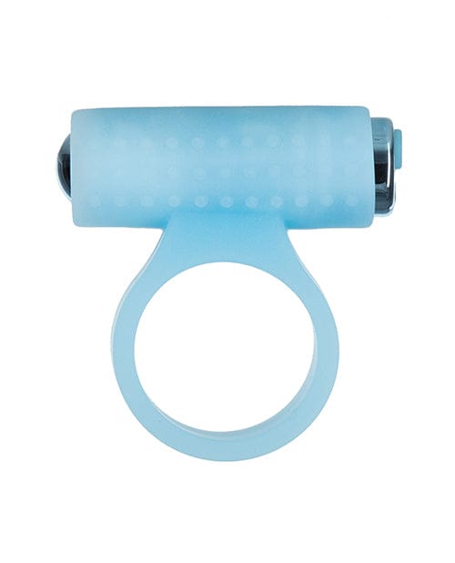 B.M.S. Enterprises Cosmic Cock Ring W-rechargeable Bullet - 9 Functions Glow In The Dark Penis Toys