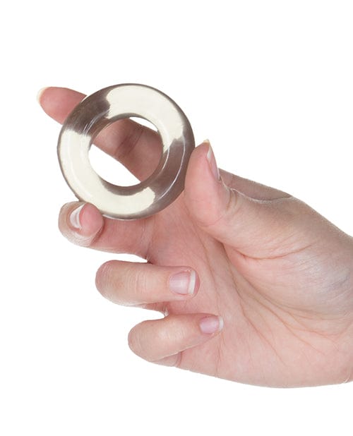 B.M.S. Enterprises Got Big Dick Single Bumper Ring - Black Penis Toys