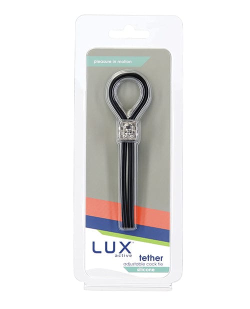 B.M.S. Enterprises Lux Active Tether Adjustable Cock Tie - Black Penis Toys