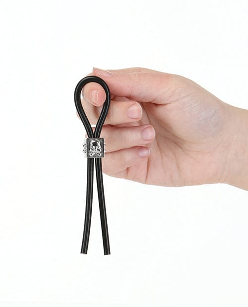 B.M.S. Enterprises Lux Active Tether Adjustable Cock Tie - Black Penis Toys