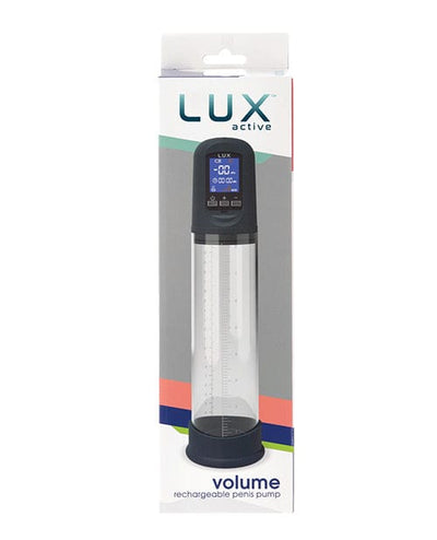 B.M.S. Enterprises Lux Active Volume Rechargeable Penis Pump - Black Penis Toys