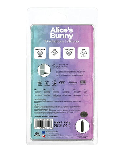B.M.S. Enterprises Alice's Bunny Rechargeable Bullet with Rabbit Sleeve Vibrators