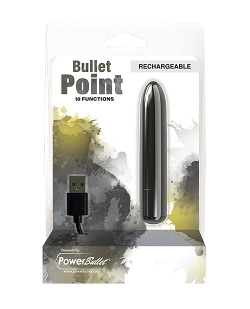 Bullet Point Rechargeable Bullet - 10 Functions by B.M.S. Enterprises |  Vibrators | OrchidToys.com 56511
