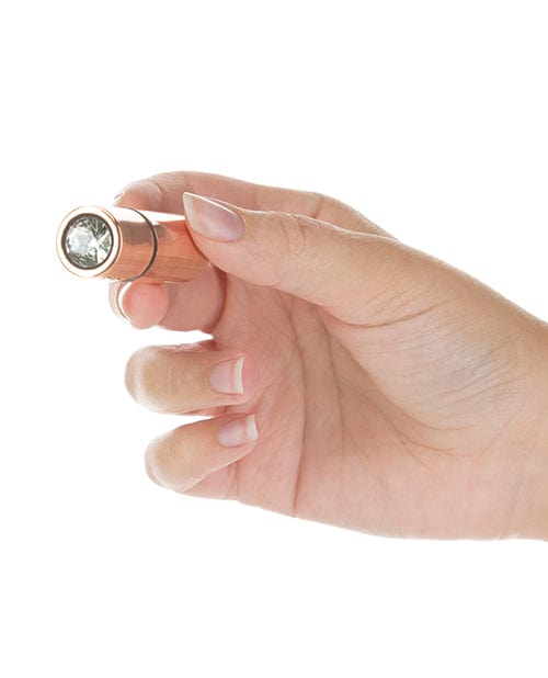 B.M.S. Enterprises First Class Mini Rechargeable Bullet W/crystal - 9 Functions Vibrators