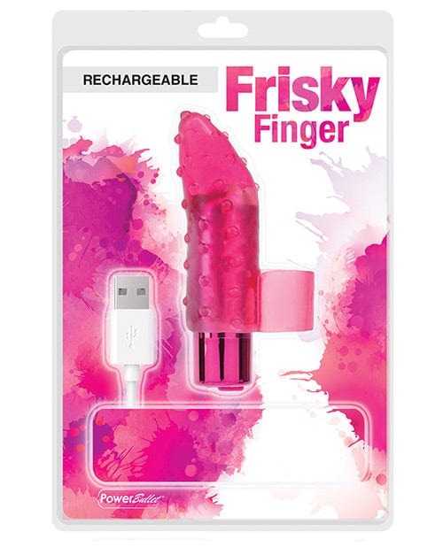 B.M.S. Enterprises Frisky Finger Rechargeable Pink Vibrators