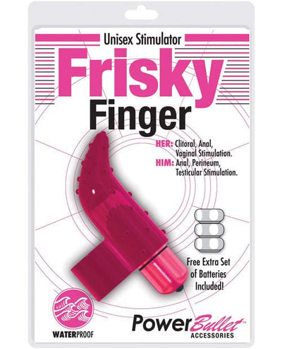 B.M.S. Enterprises Frisky Finger Unisex Stimulator Pink Vibrators