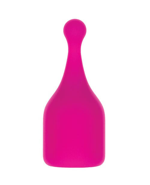 B.M.S. Enterprises Palm Power Palm Pocket Extended Accessories - 3 Silicone Heads Pink Vibrators