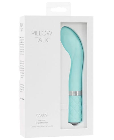 B.M.S. Enterprises Pillow Talk Sassy G Spot Vibrator Teal Vibrators