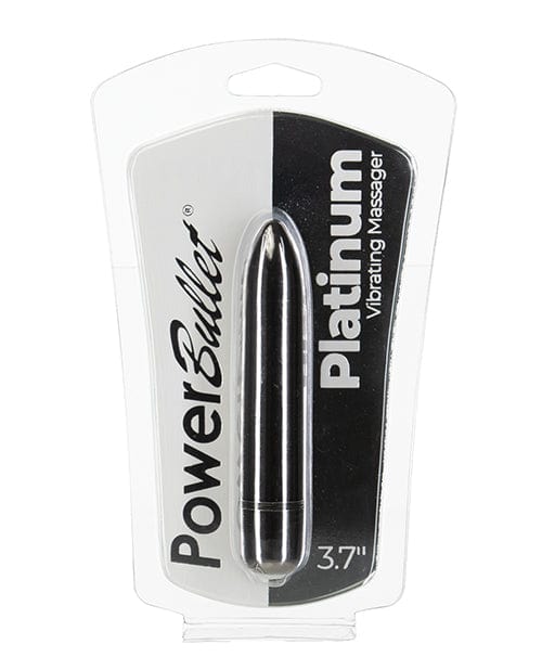 B.M.S. Enterprises Power Bullet 3.7" Platinum Vibrating Massager Vibrators