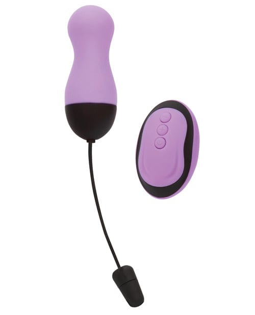 B.M.S. Enterprises Powerbullet Remote Control Vibrating Egg - Purple Vibrators