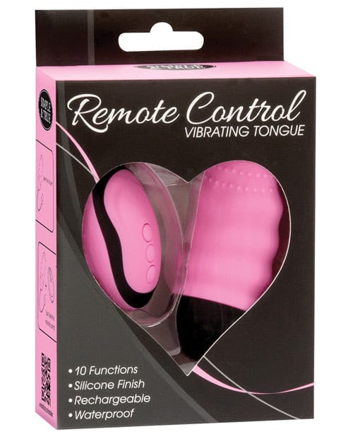 B.M.S. Enterprises Powerbullet Remote Control Vibrating Tongue - Pink Vibrators