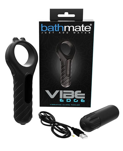 Bathmate Bathmate Vibe Edge Glans Tickler - Black Penis Toys