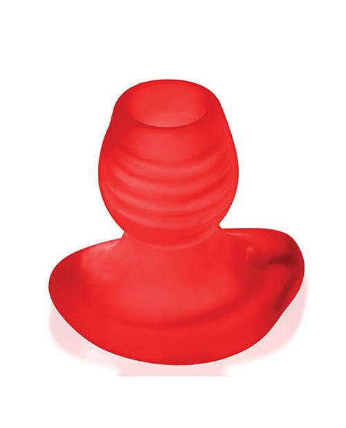 Blue Ox Designs LLCDba Oxballs Oxballs Glowhole 1 Hollow Buttplug W/led Insert Small Red Morph Anal Toys
