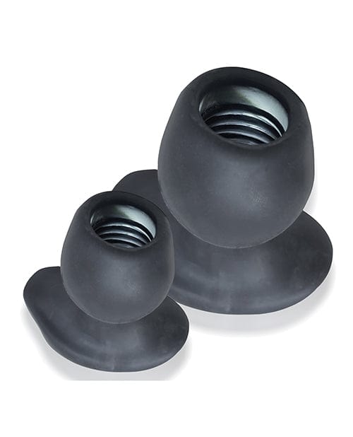 Blue Ox Designs LLCDba Oxballs Oxballs Morphhole 2 Gaper Plug Large - Black Ice Anal Toys