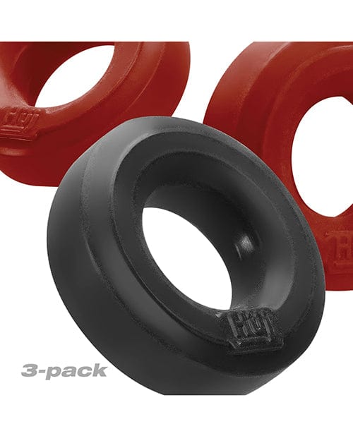 Blue Ox Designs LLCDba Oxballs Hunky Junk 3 Pack C Ring - Ice Penis Toys