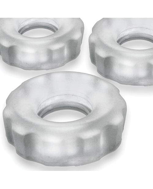 Blue Ox Designs LLCDba Oxballs Hunky Junk Super Huj 3 Pack Cockrings - Ice Penis Toys