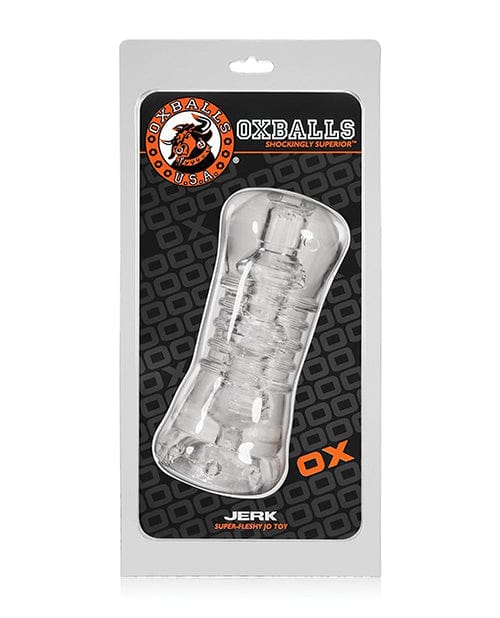 Blue Ox Designs LLCDba Oxballs Oxballs Jerk Masturbator Clear Penis Toys