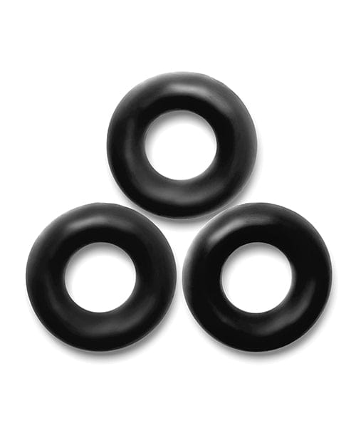 Blue Ox Designs LLCDba Oxballs Oxballs Fat Willy 3 Pack Jumbo Cock Rings Black Sale