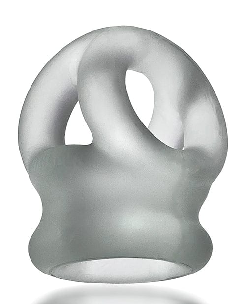 Blue Ox Designs LLCDba Oxballs Oxballs Tri Squeeze Cocksling &amp; Ballstretcher - Clear Ice Sale