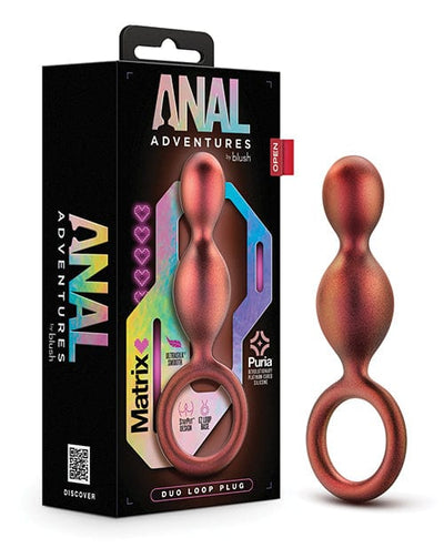 Blush Novelties Blush Anal Adventures Matrix Duo Loop Plug - Copper Anal Toys