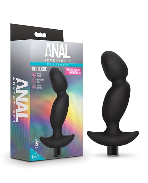 Blush Novelties Blush Anal Adventures Platinum Silicone Vibrating Prostate Massager Anal Toys